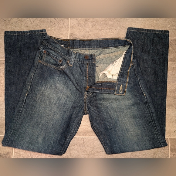 Levi's Men's 511 Skinny Dark Wash Indigo Slim Jeans 32×32 Y2K-Adjacent Retro - Picture 5 of 8